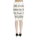 Midi Wrap Pencil Skirt 