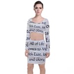 All of Life Come to Me with Ease Joy And Glory 1 Top and Skirt Sets