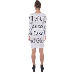Asymmetric Cut-Out Shift Dress 