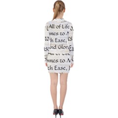 V-neck Bodycon Long Sleeve Dress 
