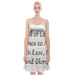 All of Life Come to Me with Ease Joy And Glory 1 Spaghetti Strap Velvet Dress