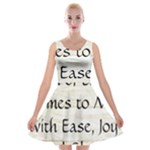 All of Life Come to Me with Ease Joy And Glory 1 Velvet Skater Dress