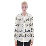 All of Life Come to Me with Ease Joy And Glory 1 Womens Long Sleeve Shirt