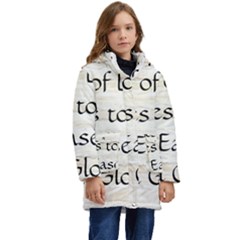 Kids  Hooded Longline Puffer Jacket 