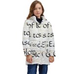 All of Life Come to Me with Ease Joy And Glory 1 Kid s Hooded Longline Puffer Jacket