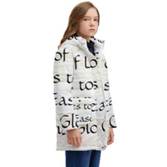 Kids  Hooded Longline Puffer Jacket 