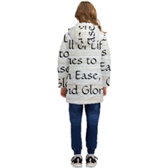 Kids  Hooded Longline Puffer Jacket 