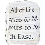 All of Life Come to Me with Ease Joy And Glory 1 Full Print Backpack
