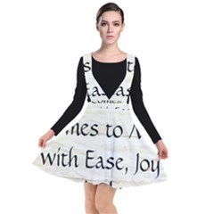 Plunge Pinafore Dress 