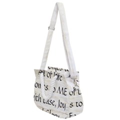 Rope Handles Shoulder Strap Bag 