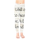 All of Life Come to Me with Ease Joy And Glory 1 Kids  Leggings