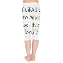 Kids  Capri Leggings  