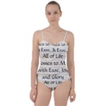 All of Life Come to Me with Ease Joy And Glory 1 Sweetheart Tankini Set