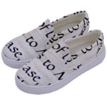 All of Life Come to Me with Ease Joy And Glory 1 Kids  Canvas Slip Ons