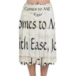 All of Life Come to Me with Ease Joy And Glory 1 Velvet Flared Midi Skirt