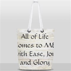 Full Print Rope Handle Tote (Small) 