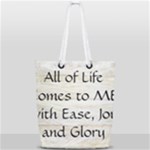 All of Life Come to Me with Ease Joy And Glory 1 Full Print Rope Handle Tote (Small)