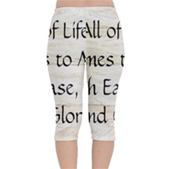 Velvet Capri Leggings  
