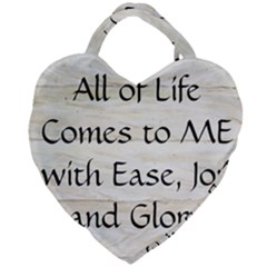 Giant Heart Shaped Tote 