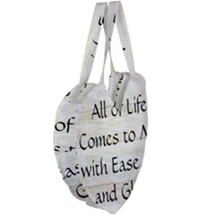 Giant Heart Shaped Tote 