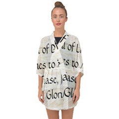 Half Sleeve Chiffon Kimono 