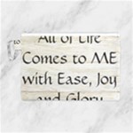 All of Life Come to Me with Ease Joy And Glory 1 Canvas Cosmetic Bag (Large)