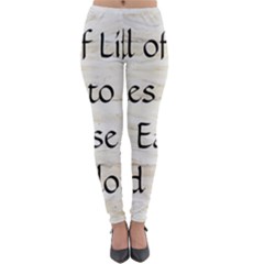 Lightweight Velour Leggings 