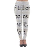 All of Life Come to Me with Ease Joy And Glory 1 Lightweight Velour Leggings