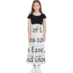 All of Life Come to Me with Ease Joy And Glory 1 Kids  Flared Maxi Skirt
