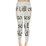 All of Life Come to Me with Ease Joy And Glory 1 Inside Out Leggings