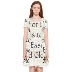 Inside Out Cap Sleeve Dress 