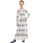 All of Life Come to Me with Ease Joy And Glory 1 Kids  Quarter Sleeve Maxi Dress