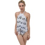 All of Life Come to Me with Ease Joy And Glory 1 Go with the Flow One Piece Swimsuit