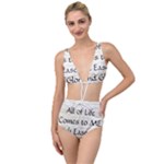 All of Life Come to Me with Ease Joy And Glory 1 Tied Up Two Piece Swimsuit