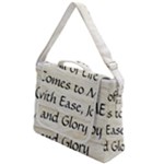 All of Life Come to Me with Ease Joy And Glory 1 Box Up Messenger Bag