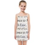 All of Life Come to Me with Ease Joy And Glory 1 Kids  Summer Sun Dress