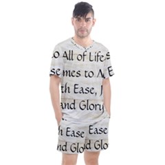 Men s Mesh T-Shirt and Shorts Set 