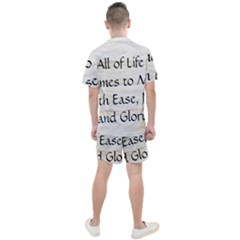 Men s Mesh T-Shirt and Shorts Set 