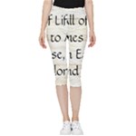 All of Life Come to Me with Ease Joy And Glory 1 Inside Out Lightweight Velour Capri Leggings 