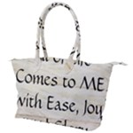 All of Life Come to Me with Ease Joy And Glory 1 Canvas Shoulder Bag