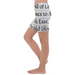Kids  Lightweight Velour Capri Yoga Leggings 