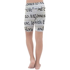 Kids  Lightweight Velour Cropped Yoga Leggings 