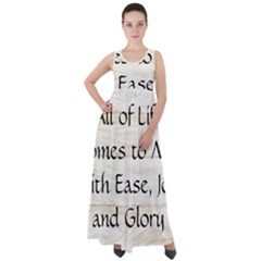 Empire Waist Velour Maxi Dress 