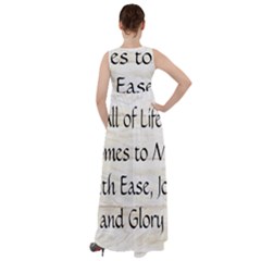 Empire Waist Velour Maxi Dress 