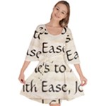 All of Life Come to Me with Ease Joy And Glory 1 Velour Kimono Dress