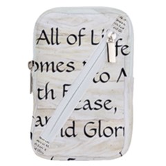 All of Life Come to Me with Ease Joy And Glory 1 Belt Pouch Bag (Large) from ArtsNow.com