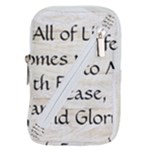 All of Life Come to Me with Ease Joy And Glory 1 Belt Pouch Bag (Large)