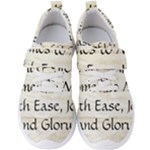 All of Life Come to Me with Ease Joy And Glory 1 Men s Velcro Strap Shoes