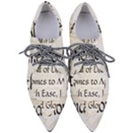 All of Life Come to Me with Ease Joy And Glory 1 Pointed Oxford Shoes