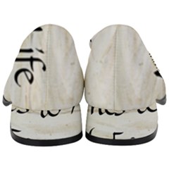 Women s Chunky Heel Loafers 
